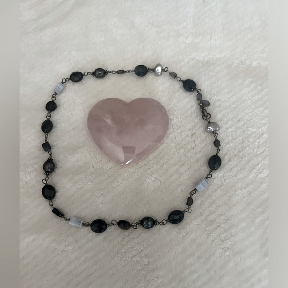 SILPADA* Retired Bead Multi Natural Stone Choker Necklace - Picture 3 of 7